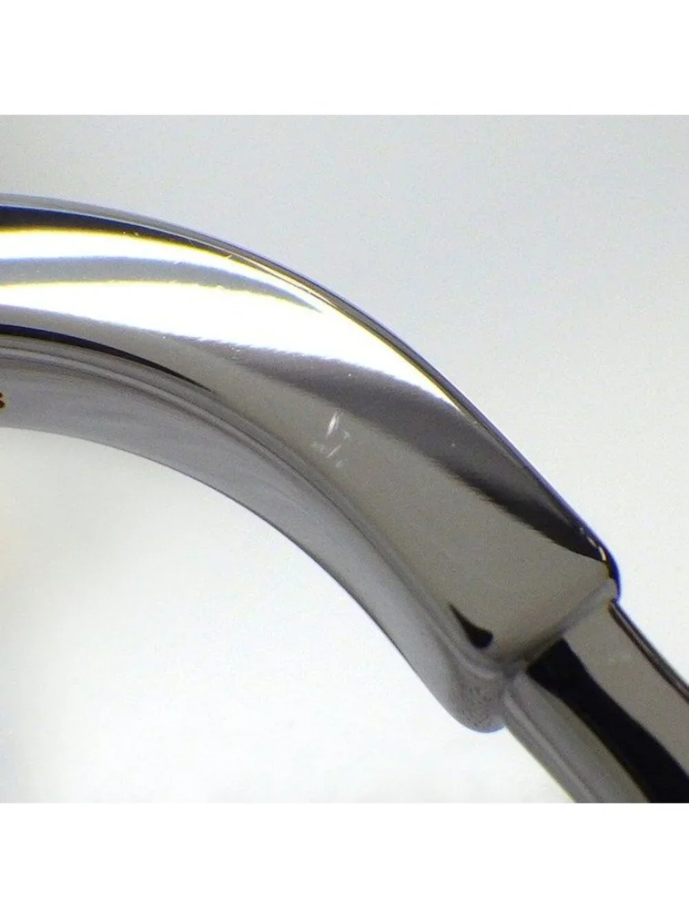 Tiffany & Co Ring Lock Half Circle Diamond 18k White Gold